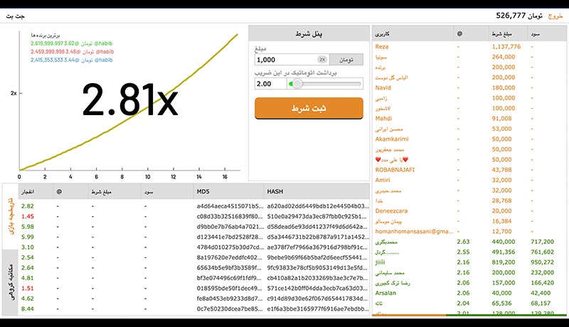 محیط بازی انفجار